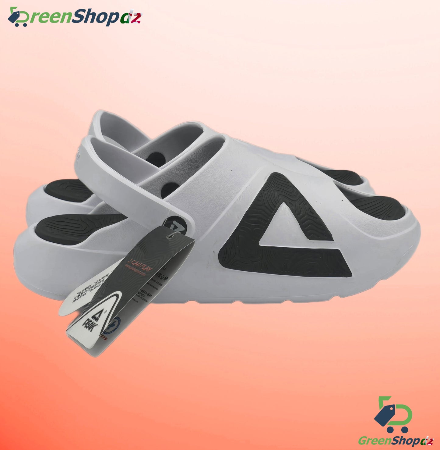 Peak Sandals White/Black